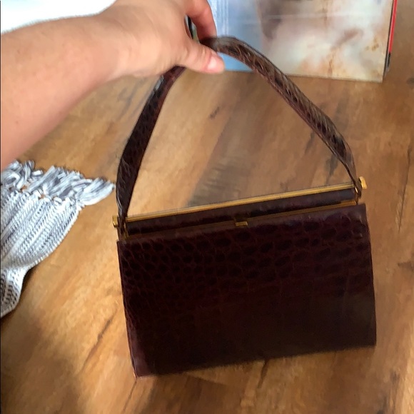 Vintage Leather clutch - Picture 3 of 12